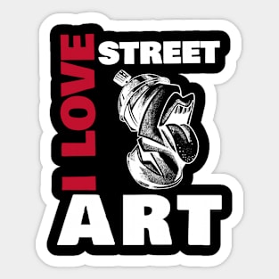 I love street art Sticker